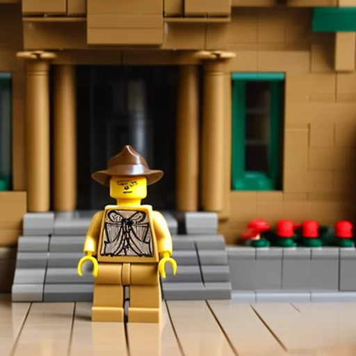 01498-1715628872-Lego Indiana Jones in front of a house.webp